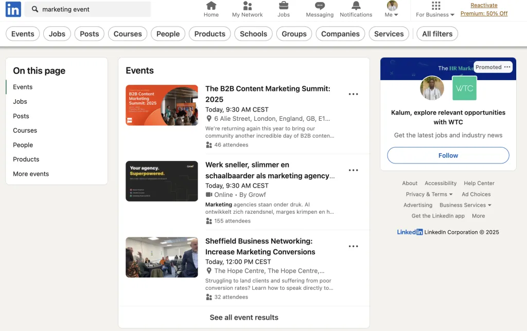 Практикуйте SEO для контента LinkedIn